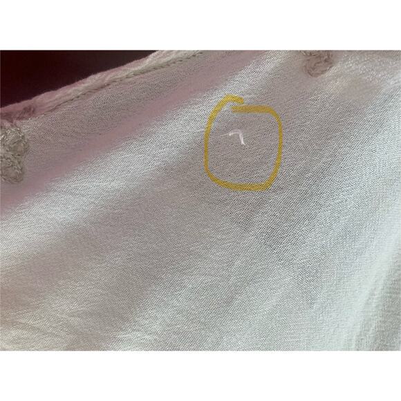 Melissa Odabash Mint Ivory Tunic Kaftan Cover up Sparkle Embroidery 100% Cotton - Picture 14 of 16